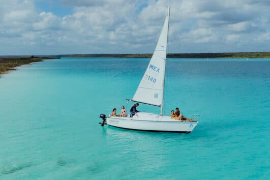 Bacalar Private Sailboat Tour from Costa Maya